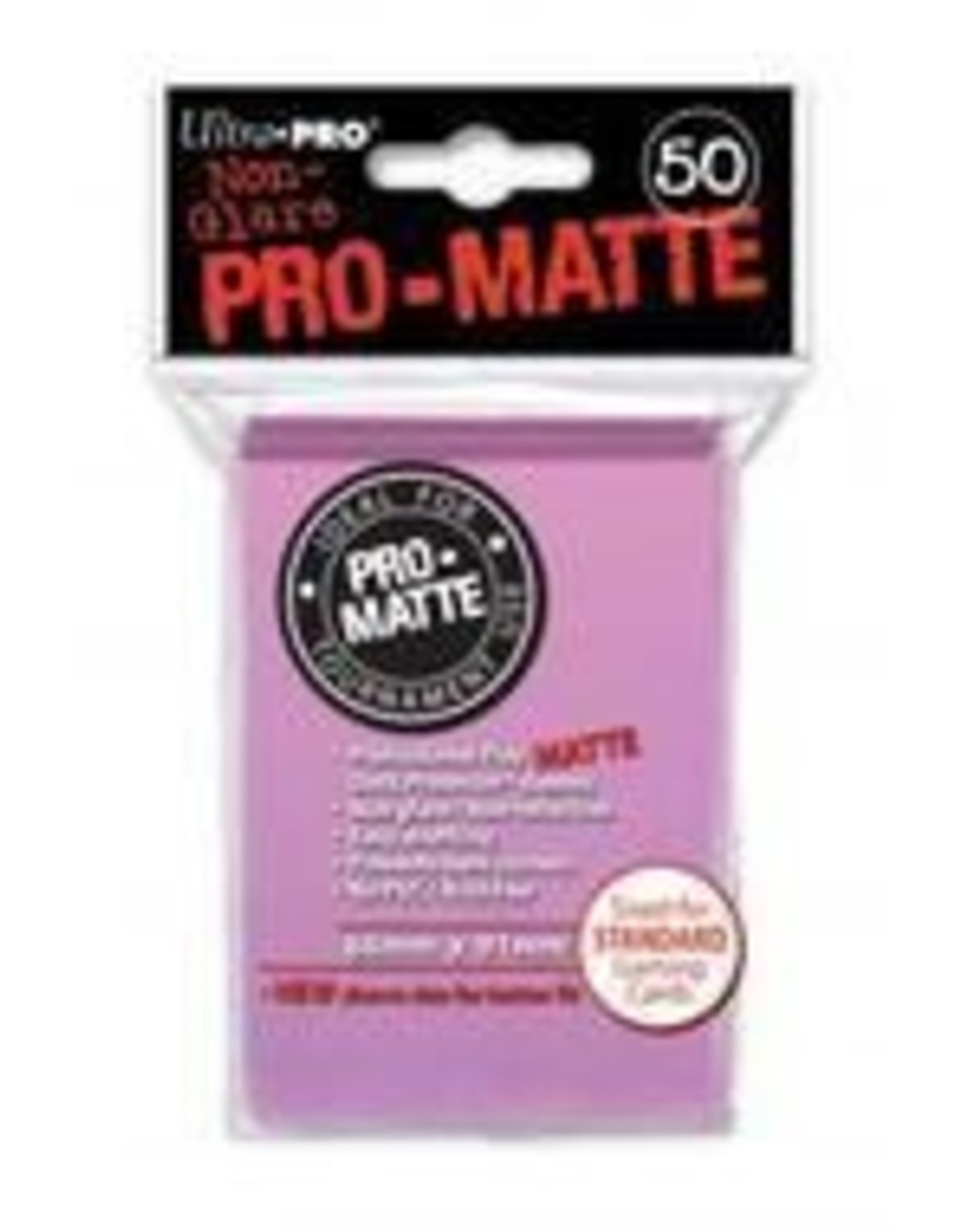 Ultra Pro Deck Protector: PRO-Matte Solid Pink (50)