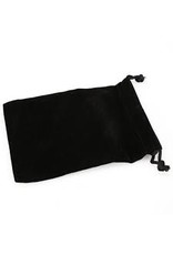 Chessex Dice Bag: Large Black Suedecloth
