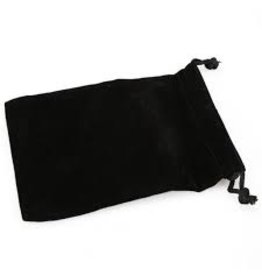 Chessex Dice Bag: Large Black Suedecloth