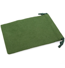 Chessex Dice Bag: Large Green Suedecloth