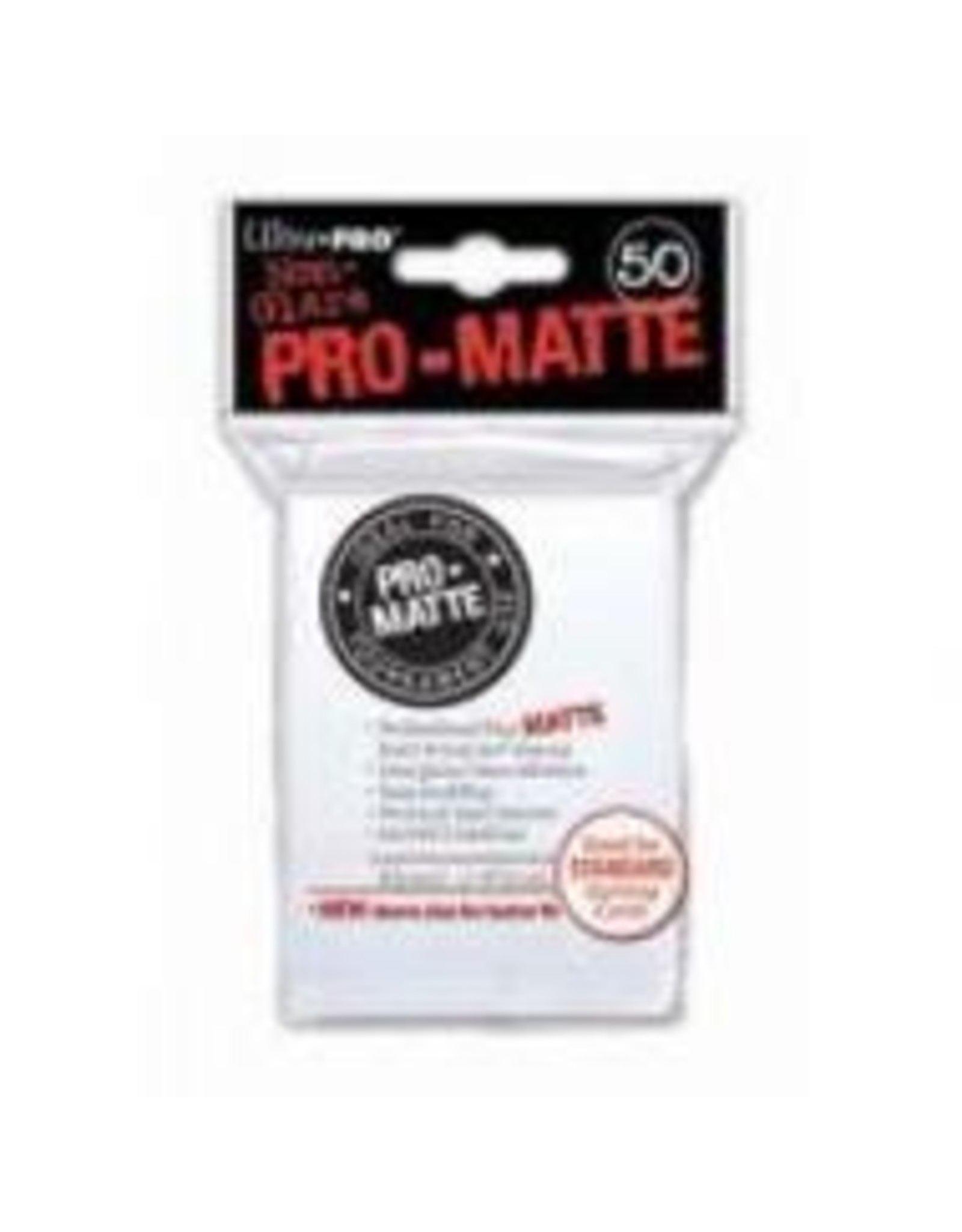 Ultra Pro Deck Protector: Pro Matte White 50 ct