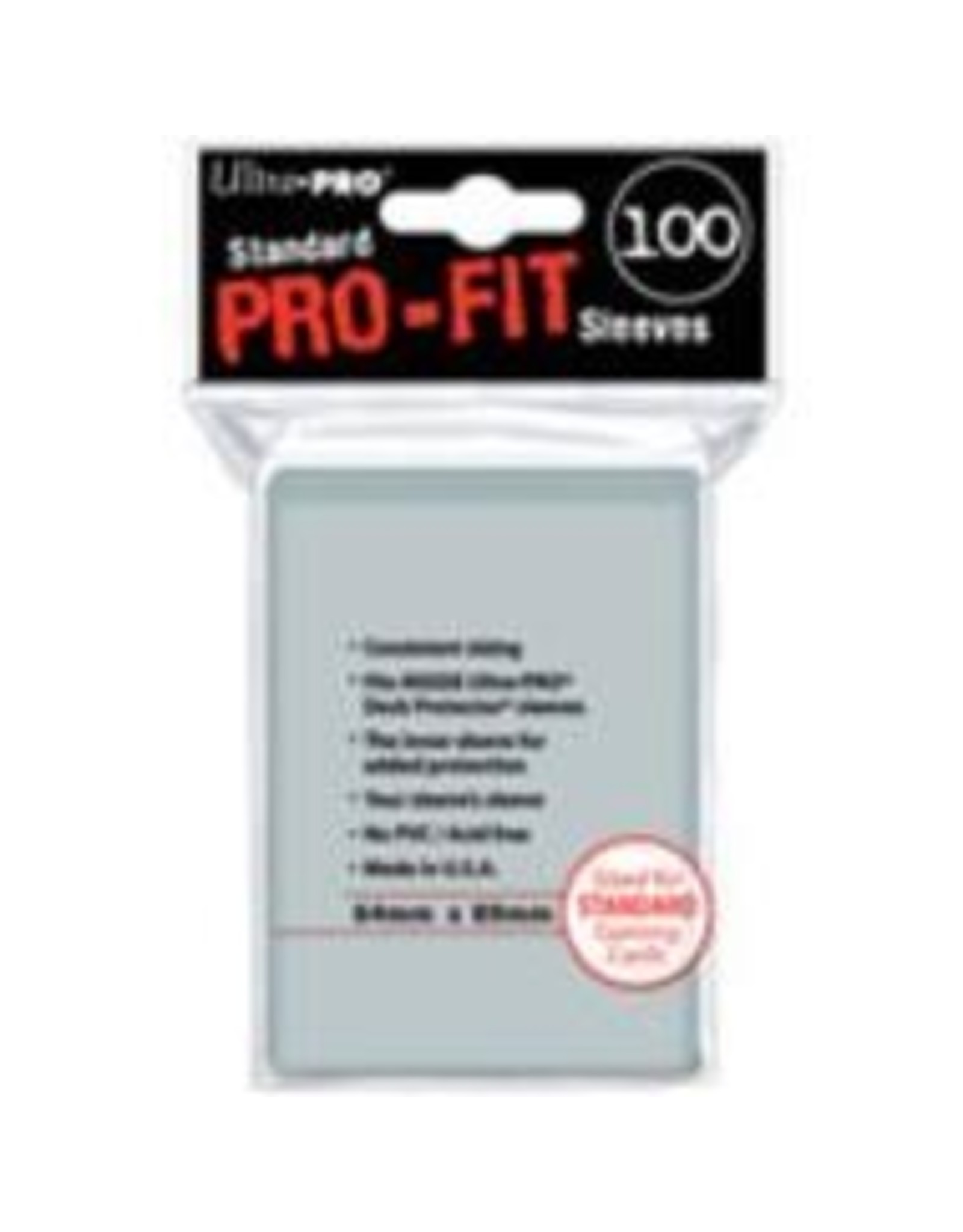 Ultra Pro Pro-Fit Sleeves (clear)