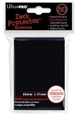 Ultra Pro Deck Protector: PRO: Gloss Solid BK (50)