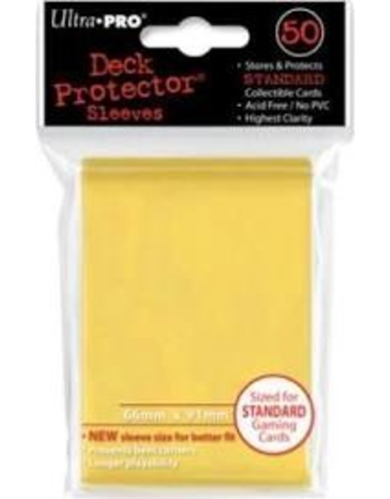 Ultra Pro Deck Protector: New Standard Yellow (50ct)
