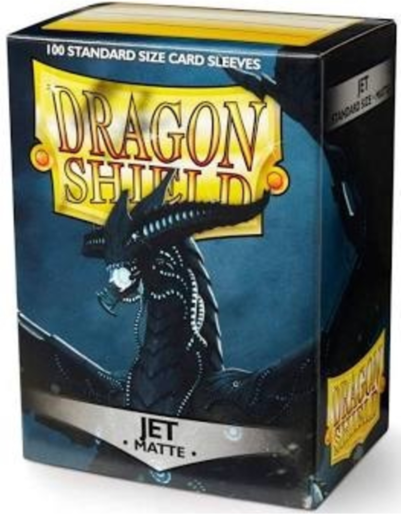Dragon Shields: (100) Matte Jet