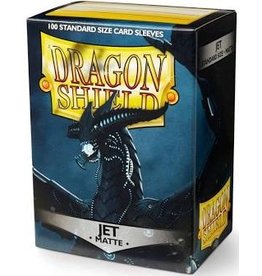 Dragon Shields: (100) Matte Jet (DISPLAY 10)