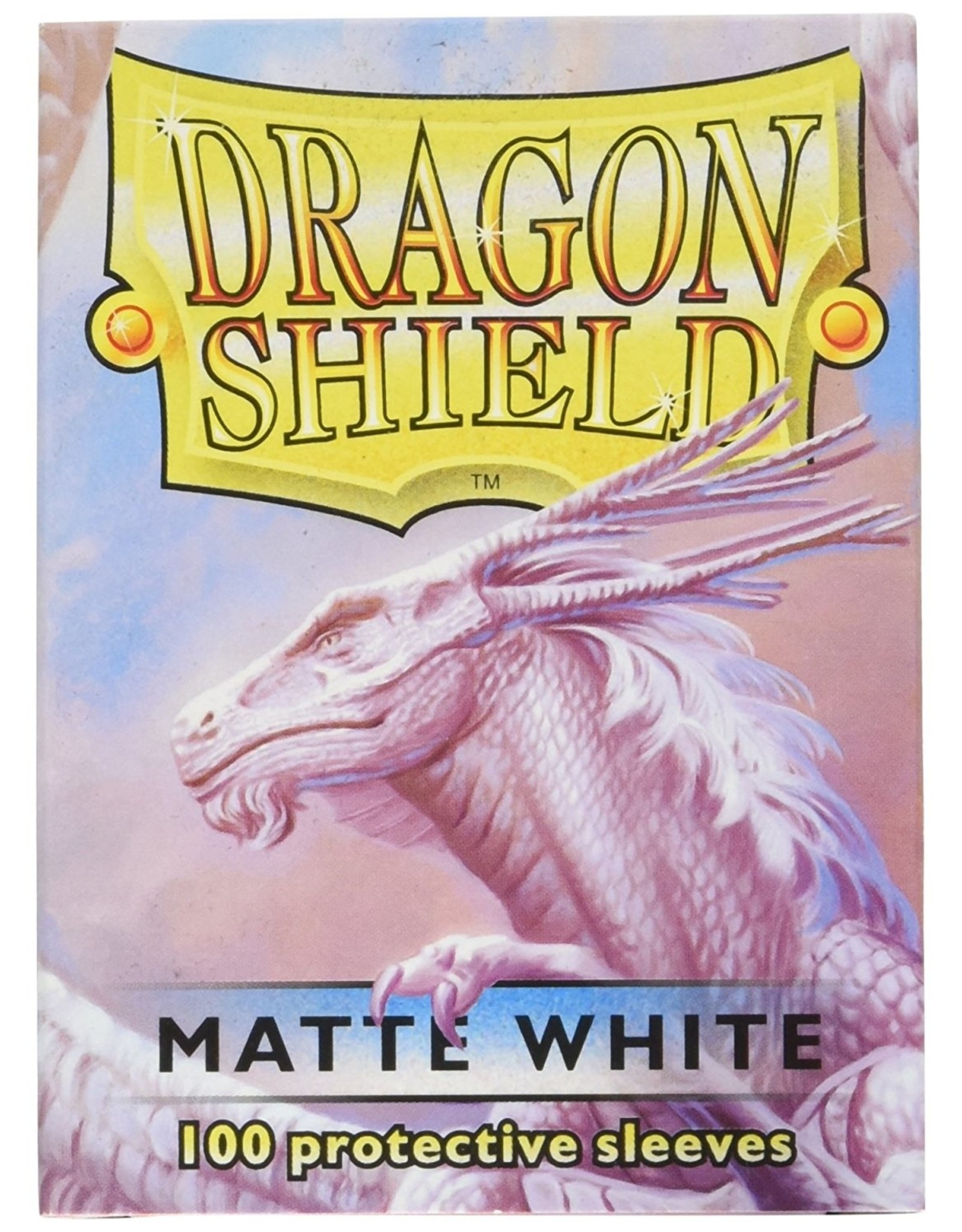 Deck Protector: Dragon Shield: Matte: White (100)