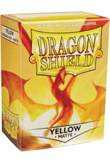 Dragon Shields: (100) Matte Yellow
