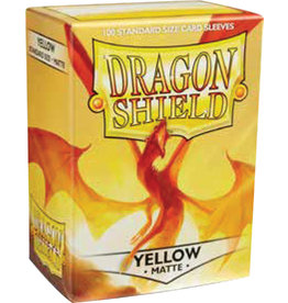 Dragon Shields: (100) Matte Yellow