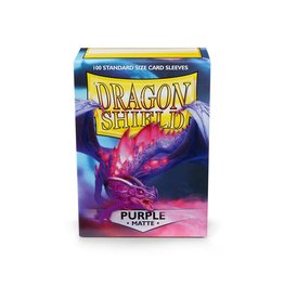 Dragon Shields: (100) Matte Purple