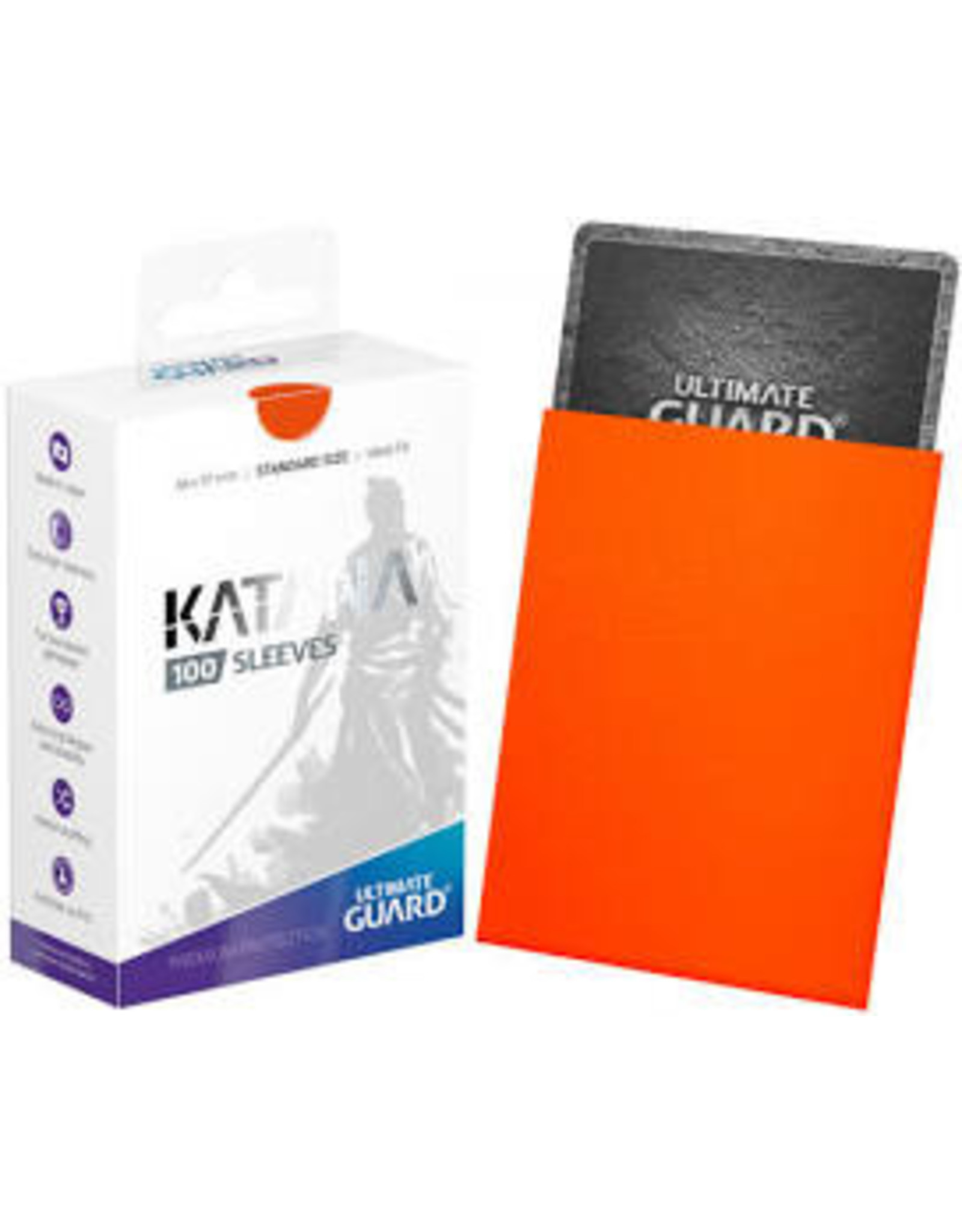 Ultimate Guard Katana Sleeve Orange 100ct