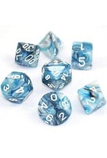 Chessex 7-Set Polyhedral Dm7 Lustrous Slate/white