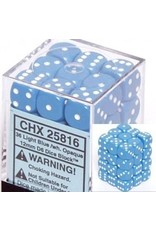 Chessex Light Blue with white 12mm d6 (36)