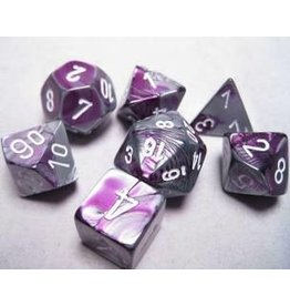 Chessex Gemini 2: Poly Purple Steel/White (7)