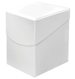 Ultra Pro Deck Box: PRO 100+: Eclipse: White