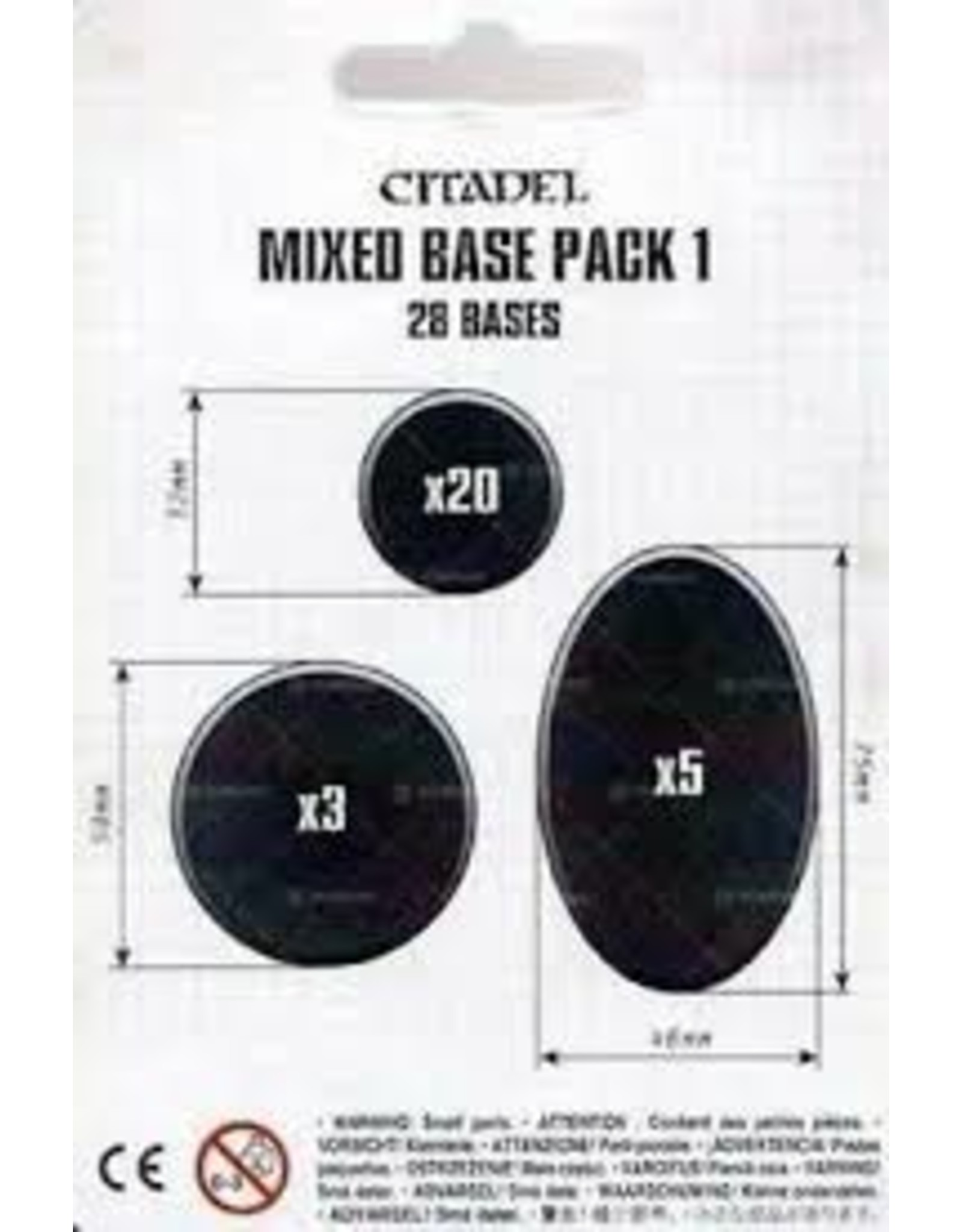 Warhammer 40K Citadel Mixed Base Pack 1