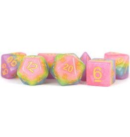 Metallic Dice Games 7-Set: 16mm: Pastel Fairy