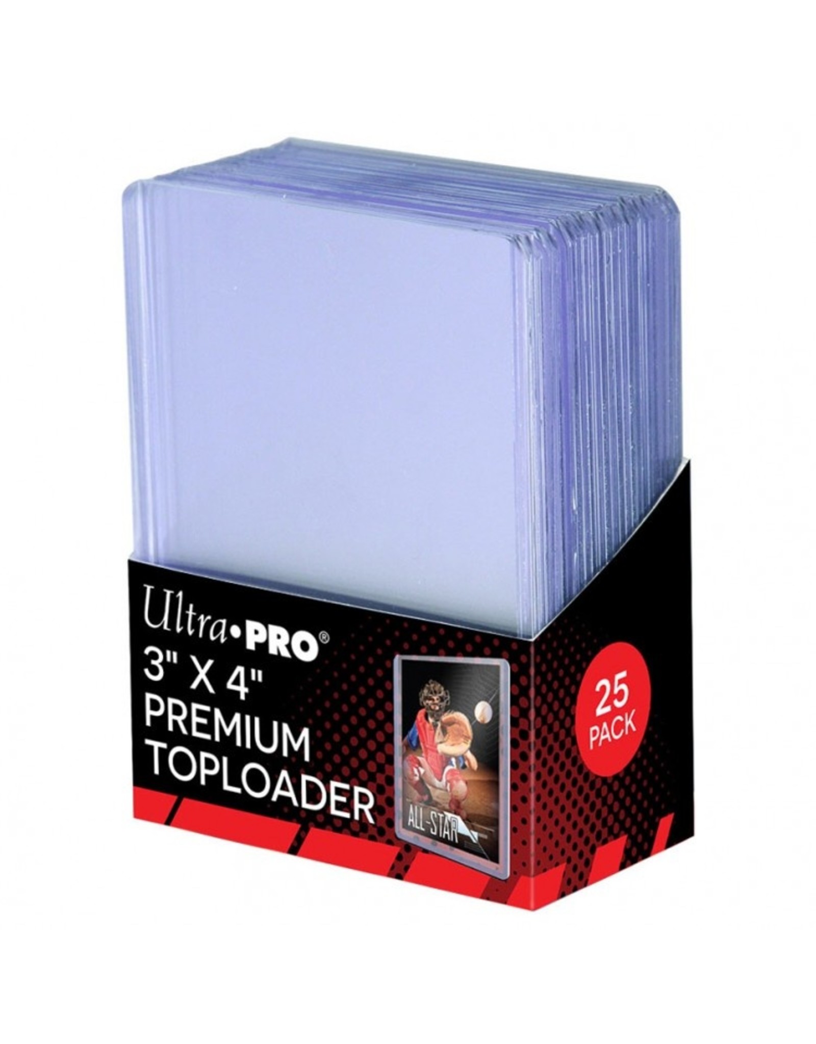 Ultra Pro TopLoader: 3x4 Hard Sleeves Premium (25)