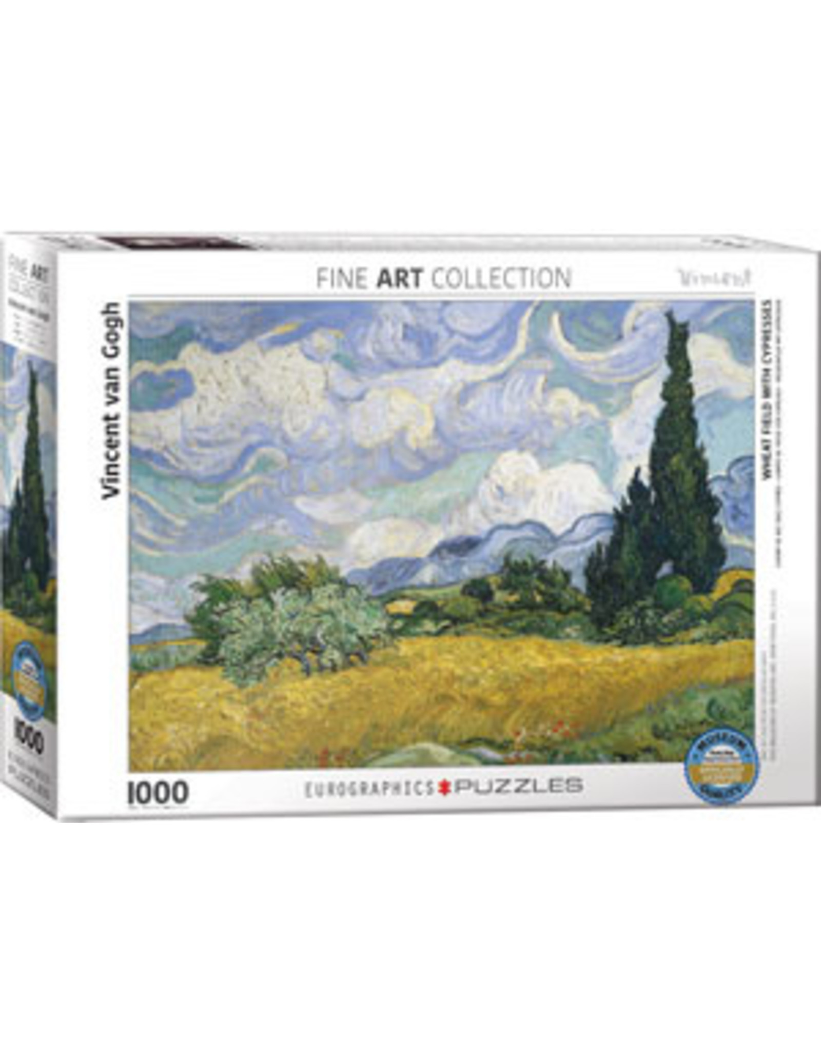 Eurographics Puzzle: Wheat Field with Cypresses