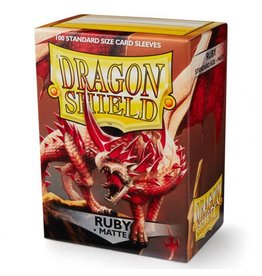 Dragon Shield: (100) Matte Ruby