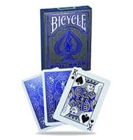 US Playing Card Co. Playing Cards: Bicycle Foil Metalluxe Blue