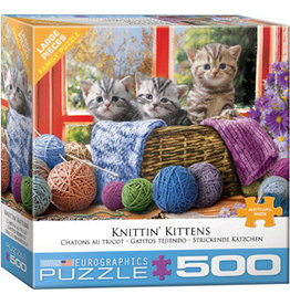 Eurographics Puzzle: Knittin' Kittens 500 pc