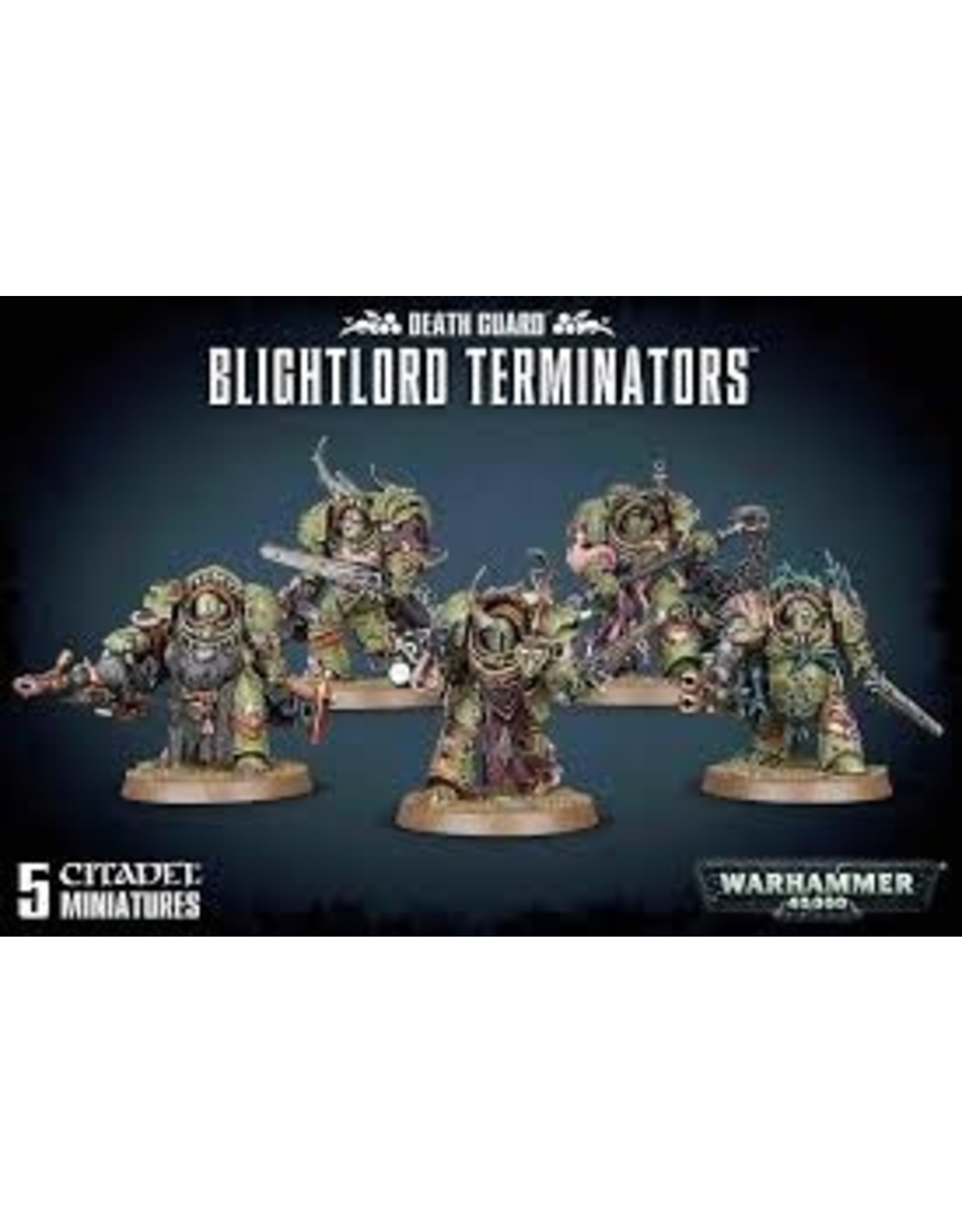 Warhammer 40K Chaos Death Guard: Blightlord Terminators