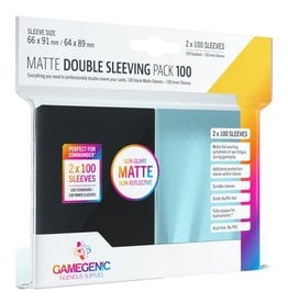 GameGenic DP: Matte: Double Sleeving Pack (100)