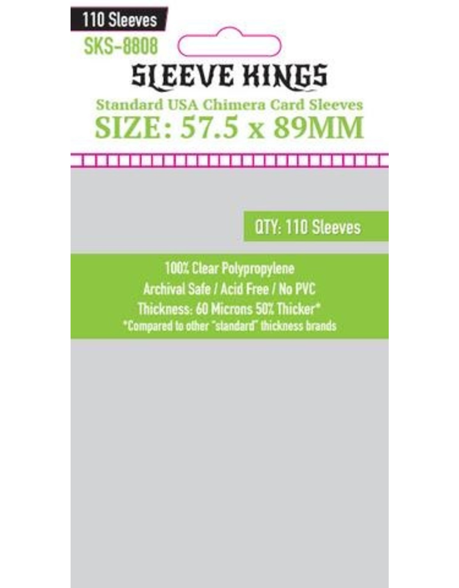 Sleeve Kings Sleeve Kings Standard USA Chimera Card Sleeves (57.5x89mm) - 110 Pack