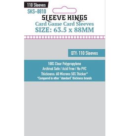 Sleeve Kings Sleeve Kings Card Game Card Sleeves (63.5x88mm) - 110 Pack