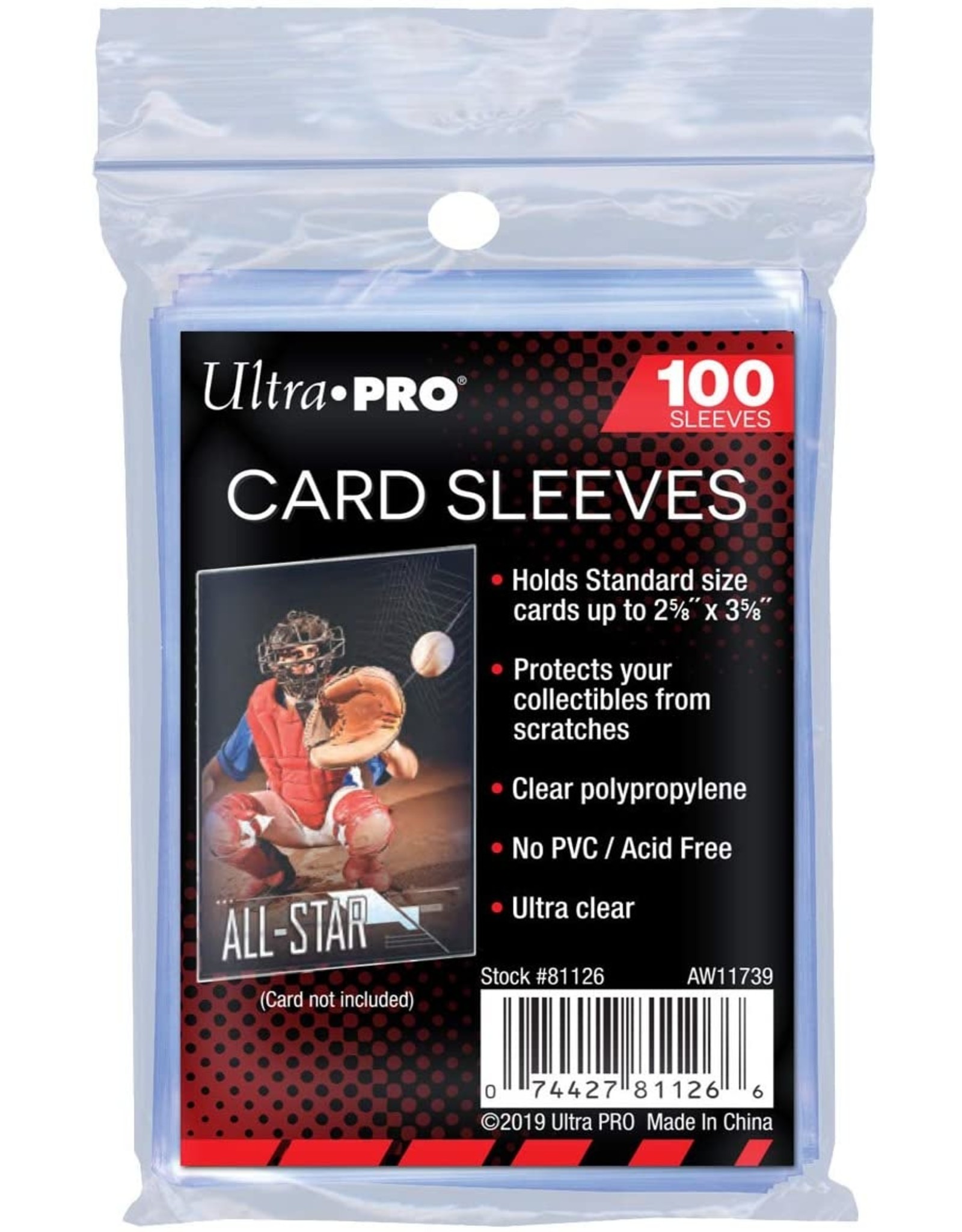 Ultra Pro Penny Sleeves 2-1/2" X 3-1/2" (100)