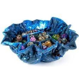 Metallic Dice Games Dice Bag with Pockets: Galaxy