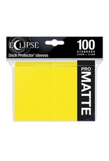 Ultra Pro DP: Eclipse: Matte Lemon Yellow (100)