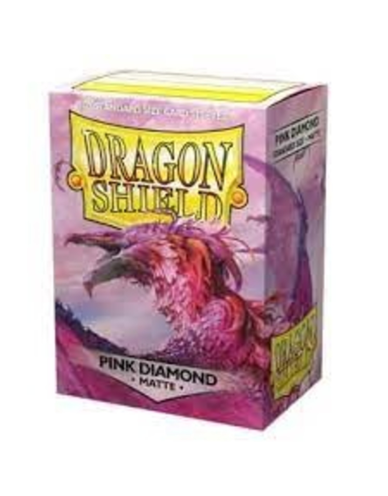 Dragon Shields: (100) Matte - Pink Diamond