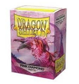 Dragon Shields: (100) Matte - Pink Diamond