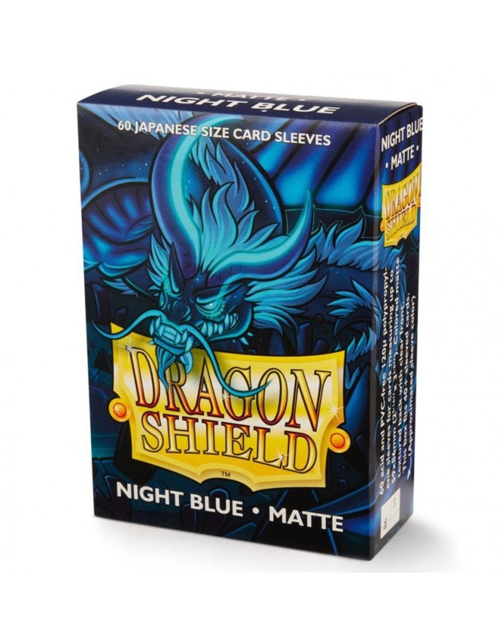 Arcane Tinman Dragon Shields Japanese: Matte Night Blue (60)