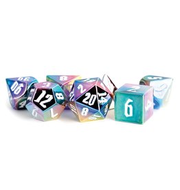 Metallic Dice Games 7-Set Metal Aegis RBWwh