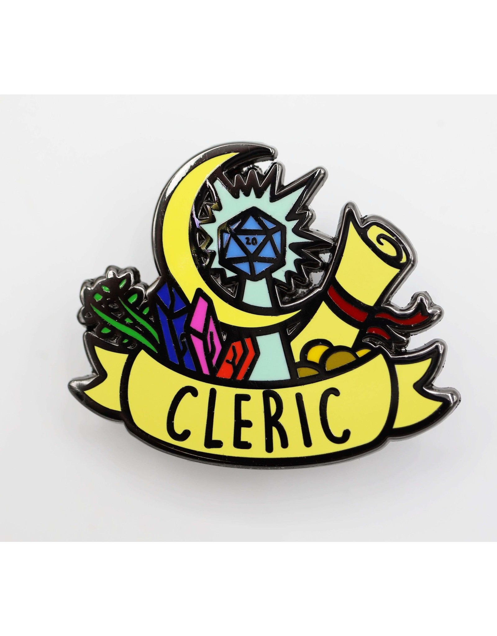 Foam Brain Banner Class Pins: Cleric