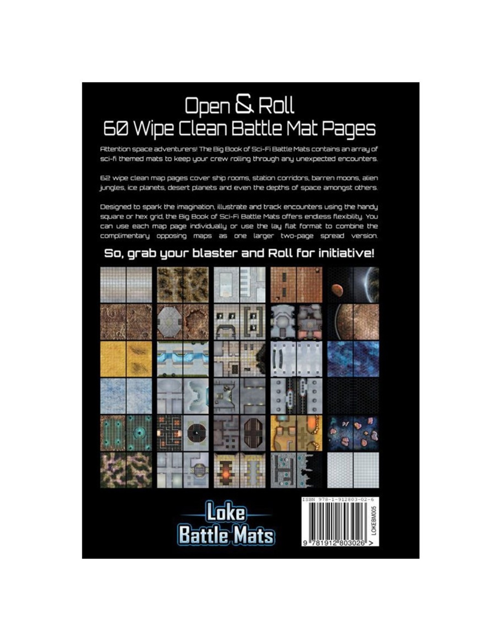Loke Battlemats Big Book of Sci-Fi Battle Mats