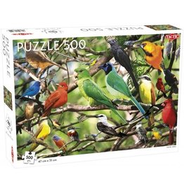 Tactic USA Puzzle: Exotic Birds 500pc