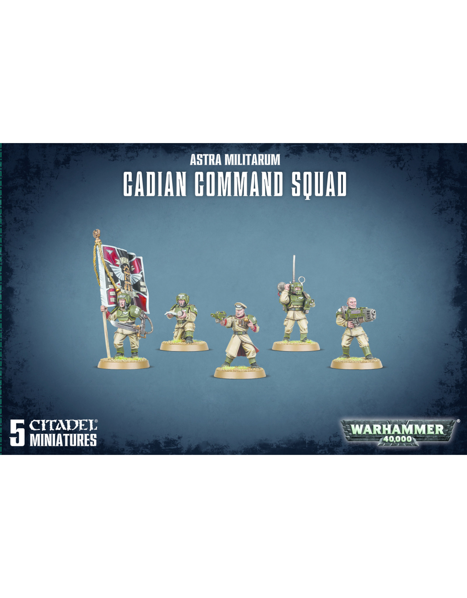 Warhammer 40K Astra Militarum Cadian Command Squad