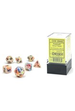 Chessex 7-set Cube Mini Festive Circus with Black
