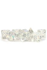 Metallic Dice Games 7-Set Rainbow Frost