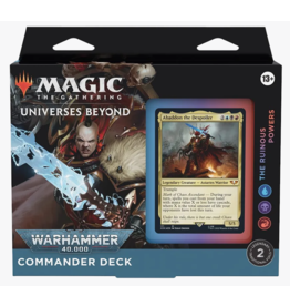 Magic Warhammer 40,000 Commander Deck: The Ruinous Powers (blue-black-red)