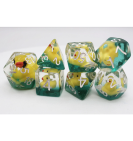 Foam Brain Rubber Duck RPG Dice Set