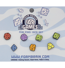 Foam Brain Mini Pins Dice Set