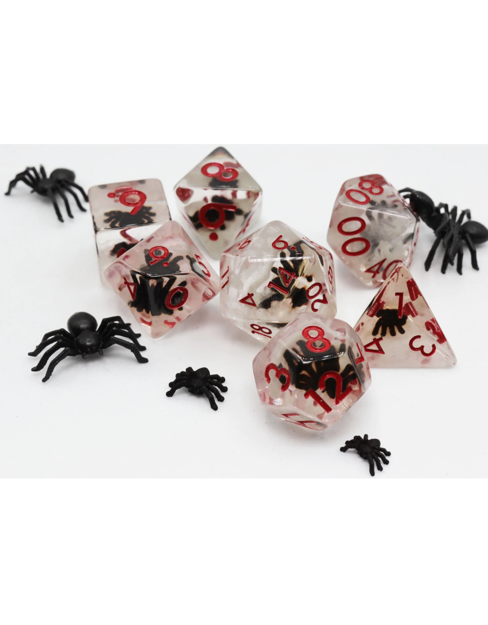 Foam Brain Black Widow RPG Dice Set