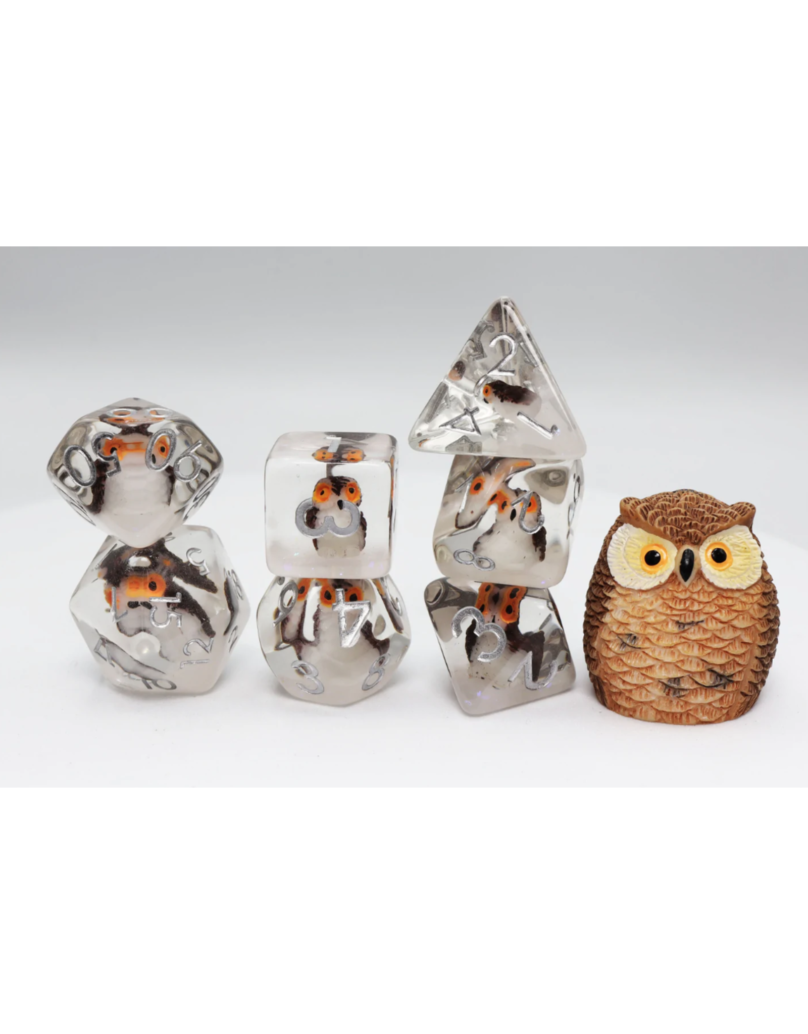 Foam Brain Wise Owl RPG Dice Set