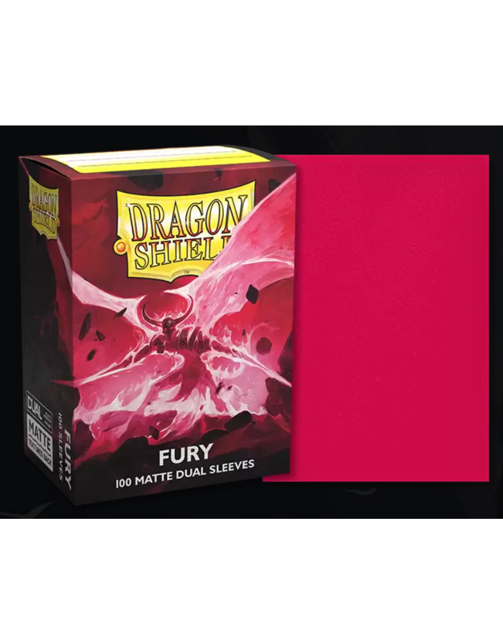 Dragon Shield: (100) Matte Dual - Fury