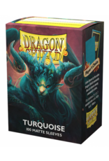 Dragon Shields: (100) Matte - Turquoise